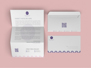đồ án thiết kế đồ họa mock up phong bì thư