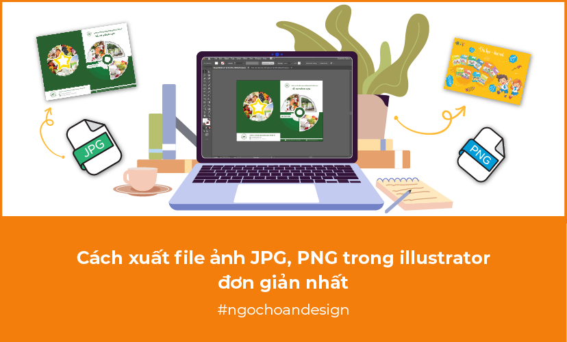 Cách xuất file ảnh JPG, PNG trong illustrator (Ai) đơn giản nhất