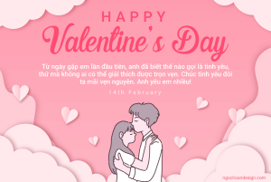 Thiệp valentine đẹp dành cho bạn gái