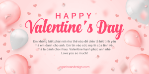 Thiệp valentine đẹp dành cho bạn trai