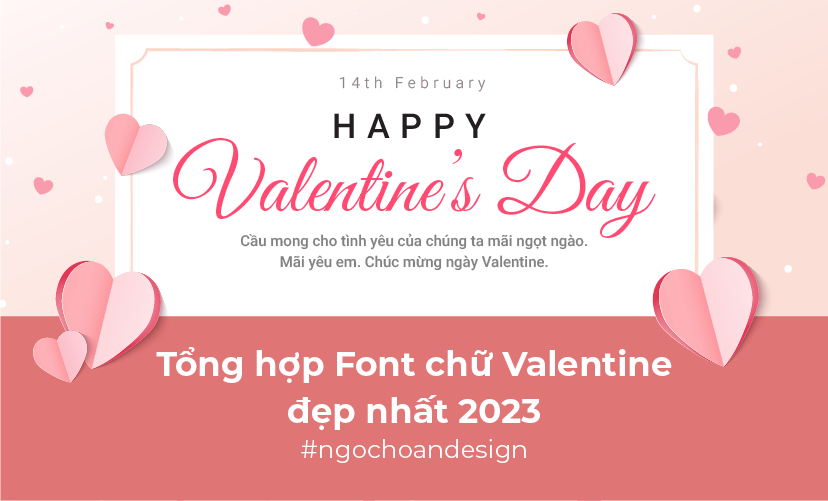 Tổng hợp Font chữ Valentine đẹp nhất 2023