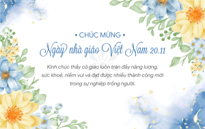 ảnh, thiệp chúc mừng ngày nhà giáo Việt Nam 20.11 đẹp