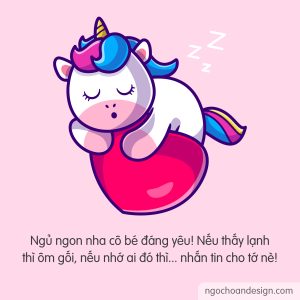 ảnh lời chúc ngủ ngon đáng yêu