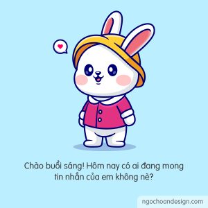 Ảnh và lời chúc buổi sáng vui vẻ dễ thương cho bạn nữ
